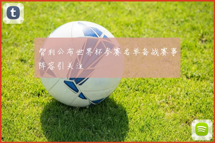 智利公布世界杯参赛名单备战赛事阵容引关注